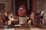 POUSSIN, Nicolas The Judgment of Solomon ag Spain oil painting artist